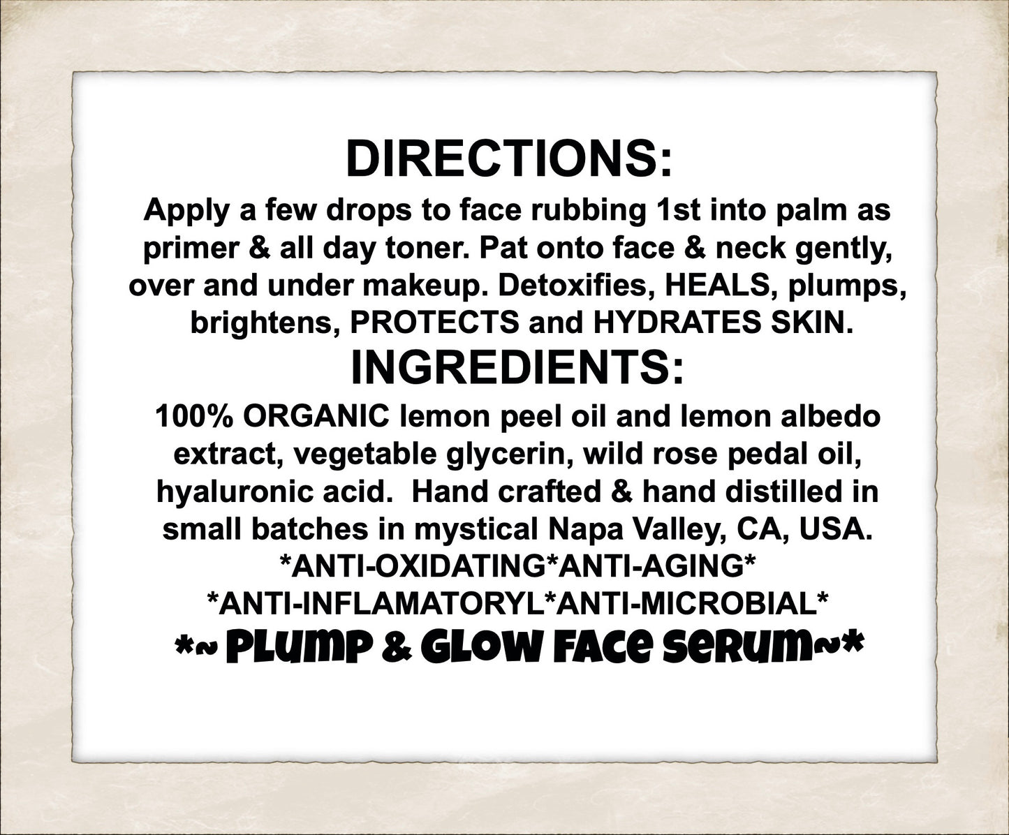 Night Serum for Face